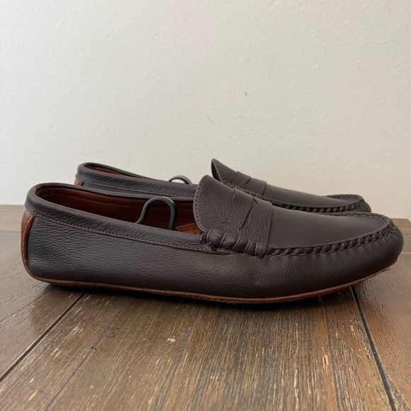 Allen Edmonds Other - Allen Edmonds Winthrop Brown Leather Loafers Driving Shoes Mens size 9.5 E